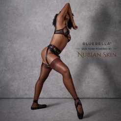 Bluebella - US Plain Leg/Plain Top Stockings Berry