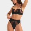 Bluebella Set: Orla Black Bra & Panty