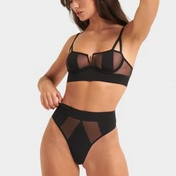 Bluebella Set: Orla Black Bra & Panty