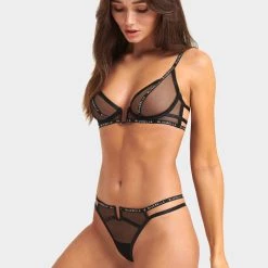 Bluebella Set: Sadie Black/White