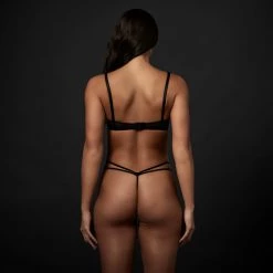 Bluebella-us Nova Thong Black Panties