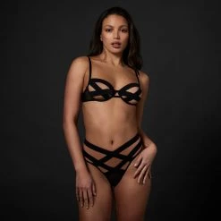 Bluebella Panties Emilia Thong Black