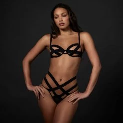 Bluebella Emilia Open Back Panty Black Panties 23 Bluebella Emilia Open Back Panty Black Panties