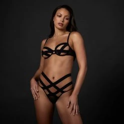 Bluebella Emilia Open Back Panty Black Panties 24 Bluebella Emilia Open Back Panty Black Panties