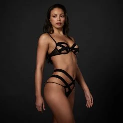 Bluebella Emilia Open Back Panty Black Panties 25 Bluebella Emilia Open Back Panty Black Panties