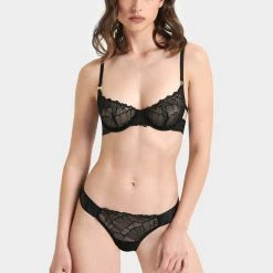 Bluebella Bra & Panty Set: Tori Black