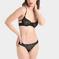 Bluebella Bra & Panty Set: Tori Black
