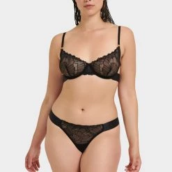 Bluebella Bra & Panty Set: Tori Black