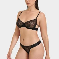 Bluebella Bra & Panty Set: Tori Black