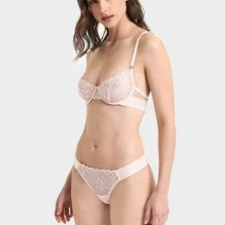 Bluebella Set: Tori Pale Pink Bra & Thong 9 Bluebella Set: Tori Pale Pink Bra & Thong