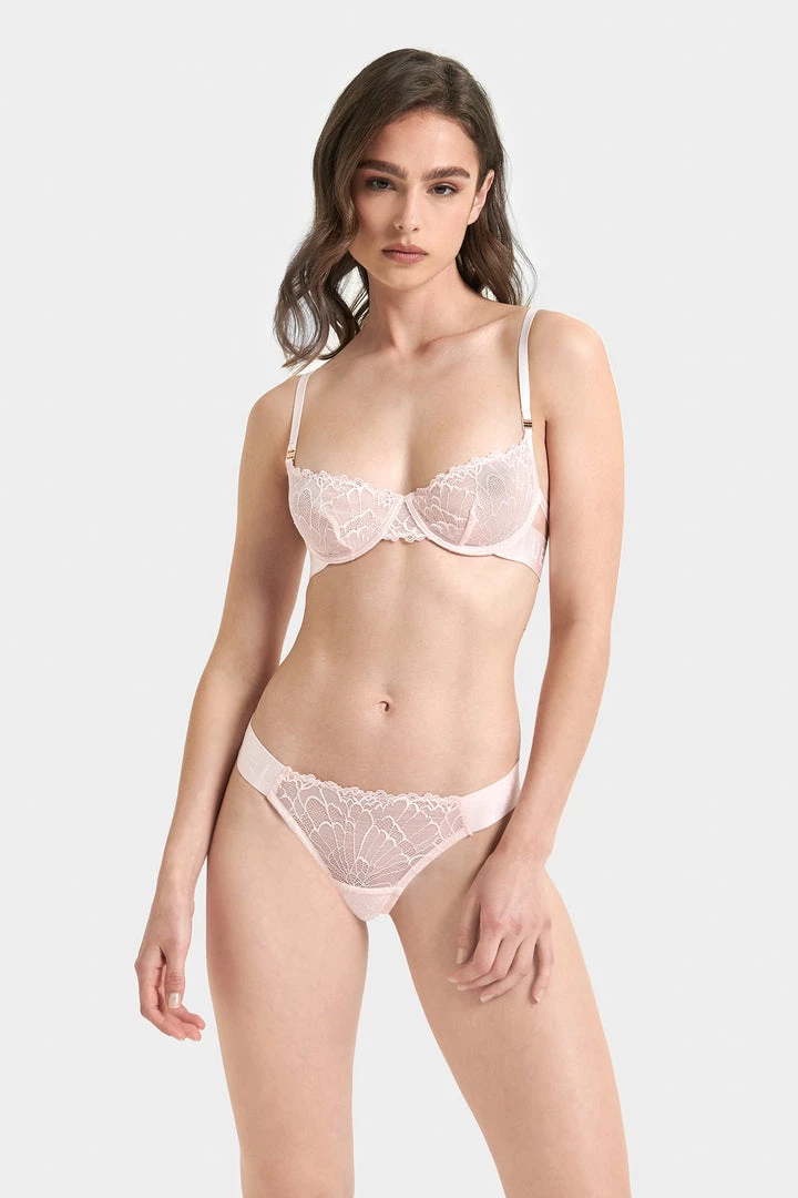 Bluebella Set: Tori Pale Pink Bra & Thong 1 Bluebella Set: Tori Pale Pink Bra & Thong