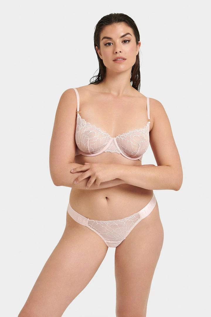 Bluebella Set: Tori Pale Pink Bra & Thong 7 Bluebella Set: Tori Pale Pink Bra & Thong