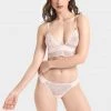 Bluebella Bra & Thong Set: Tori Pale Pink