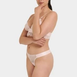 Bluebella Bra & Thong Set: Tori Pale Pink