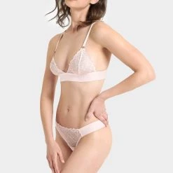 Bluebella Bra & Thong Set: Tori Pale Pink 9 Bluebella Bra & Thong Set: Tori Pale Pink